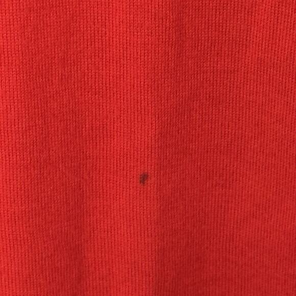 J Crew 100% Merino‎ Wool Woman’s Sweater Size S Red Crew Neck Lightweight - Picture 6 of 7